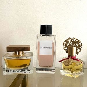 Dolce & Gabbana and Vince Camuto Perfume Bundle